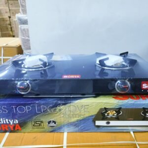 Aditya Surya 2-Burner Glass Top Stove